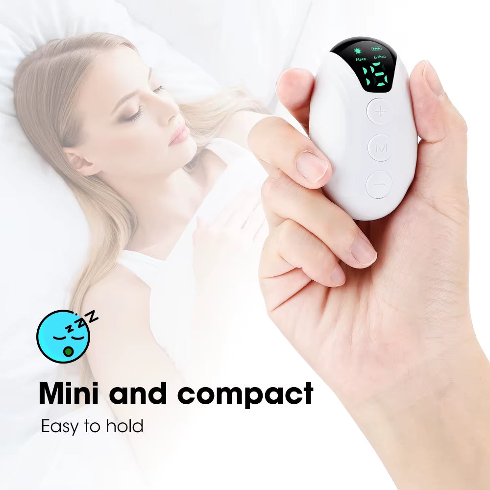 Microcurrent Sleep Aid: Handheld Hypnosis Device for Nighttime Anxiety Relief and Relaxation