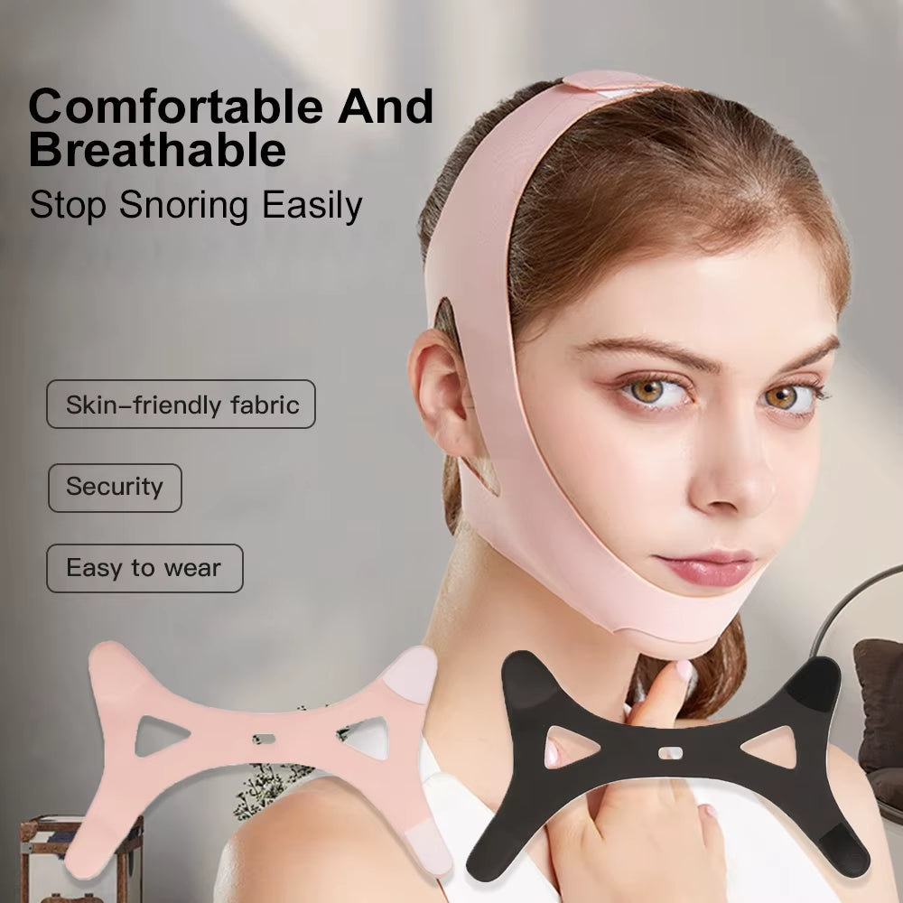 Anti-Snore Chin Strap – Sleep Aid & Face Slimming Support