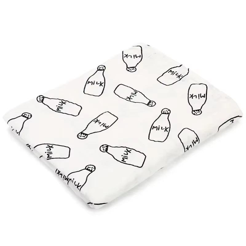 100% Cotton Muslin Baby Swaddle – Soft Newborn Blanket for Bath, Stroller & Sleep