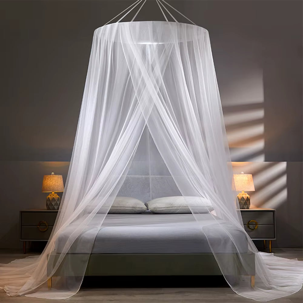 Double Bed Mosquito Net – Lightweight Mesh Curtain for Travel, Sleeping & Interior Styling