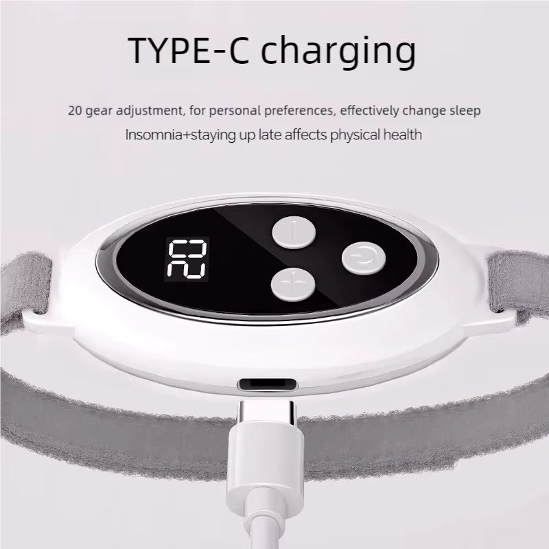 Sleep Aid Device – Rechargeable Microcurrent Palm Massager to Improve Sleep & Reduce Anxiety