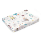 100% Cotton Muslin Baby Swaddle – Soft Newborn Blanket for Bath, Stroller & Sleep