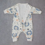 Convertible Baby Sleepsack – Cute Penguin Print, Removable Sleeves & Easy Diaper Access (0–4Y)