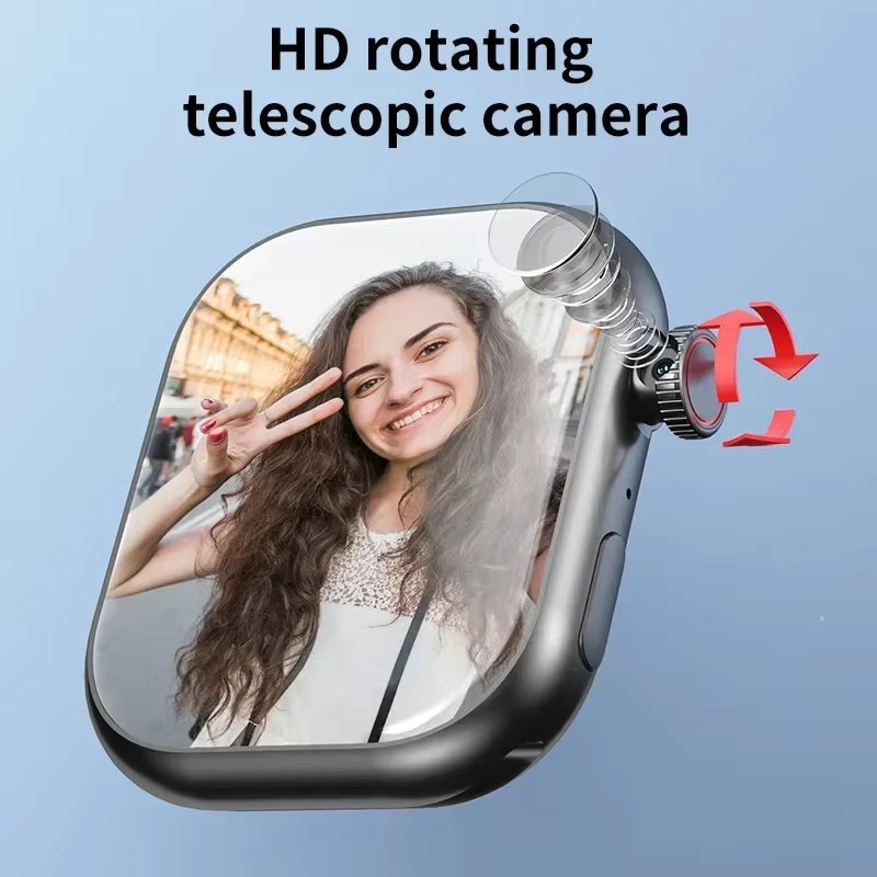 VP19 Smartwatch – Android 10, Rotating Camera, 4G/5G SIM, GPS & Fitness Tracker