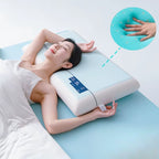 Ergonomic Gel Neck Pillow – Memory Foam Design with Cooling Comfort & Contoured Support for Sleeping