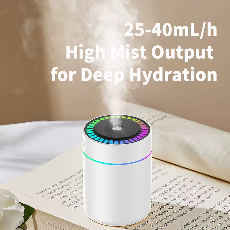 180ML Mini Aroma Diffuser & Humidifier – Essential Oil, Colorful LED Lights