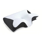 Orthopedic Memory Foam Pillow – Butterfly Design for Neck Pain Relief, Stomach & Side Sleep Support