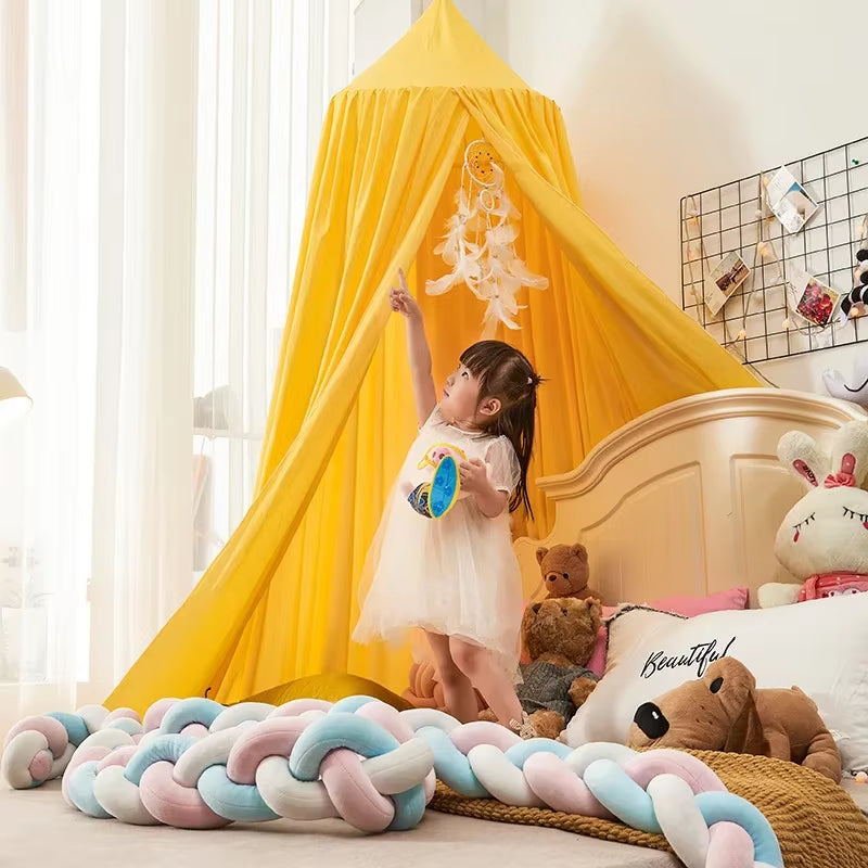 Princess Hanging Bed Canopy – Kids Mosquito Net for Crib, Play Corner & Room Decor