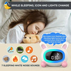 Children’s Sleep Training Alarm Clock – OK-to-Wake Light with Soothing Sounds & Wake-Up Timer