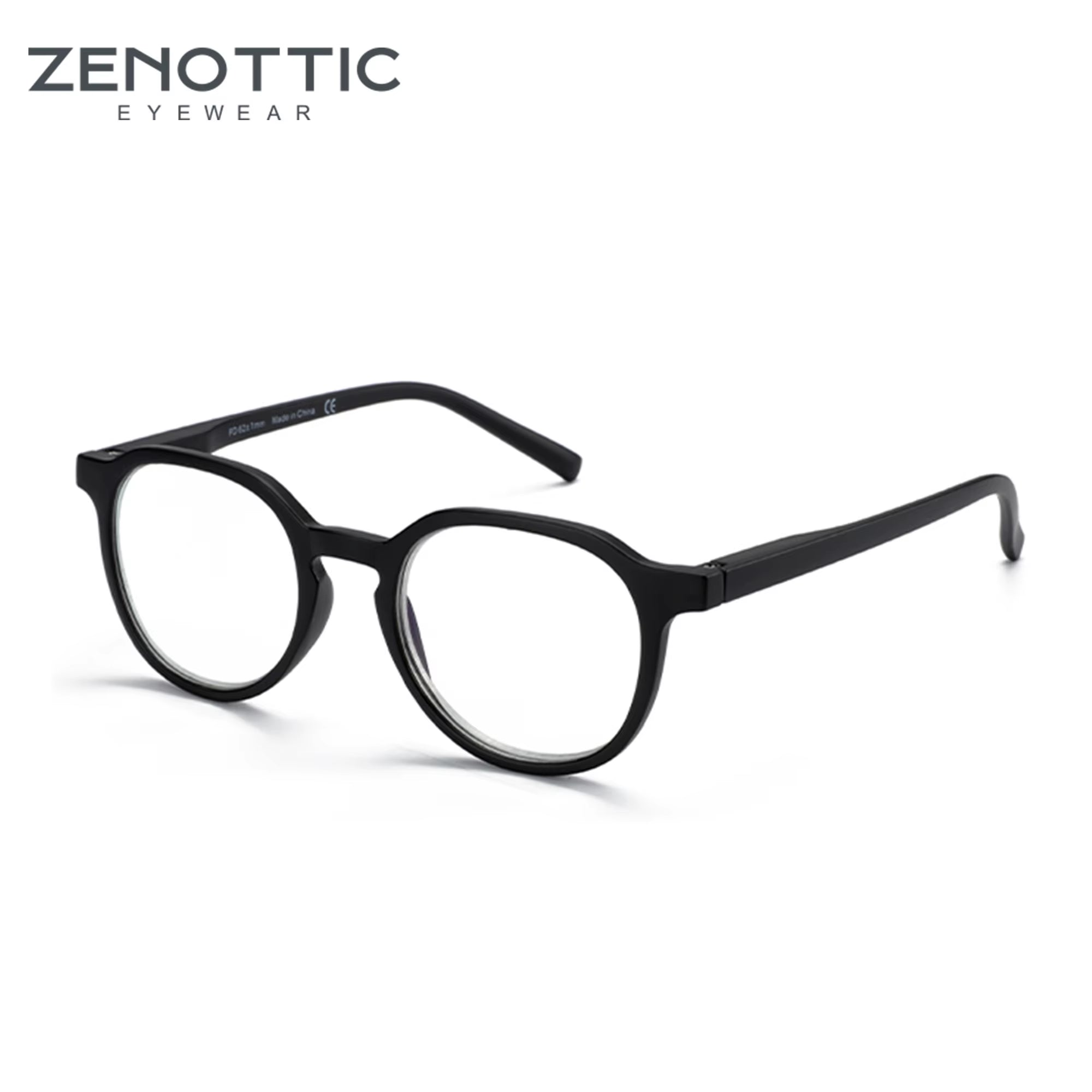 Retro Round Blue Light Blocking Glasses – Unisex Computer Eyewear | Anti-Glare | Model 420007