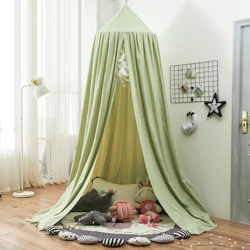 Princess Hanging Bed Canopy – Kids Mosquito Net for Crib, Play Corner & Room Decor
