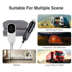 12V Heated Car Blanket – 9-Level Electric Travel Pad for Camping & Outdoor Use (Multiple Sizes)