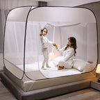 Pop-Up Mosquito Net Canopy – Easy Setup, No Brackets, Ideal for Bedroom & Travel