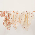 Baby Swaddle Blanket – 100% Cotton Muslin with Floral Print for Newborns & Infant Care