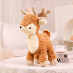 Christmas Plush Set – Soft Tree & Reindeer Stuffed Toys | Cozy Holiday Decor & Gift for Kids and Families