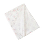 Baby Swaddle Blanket – 100% Cotton Muslin with Floral Print for Newborns & Infant Care