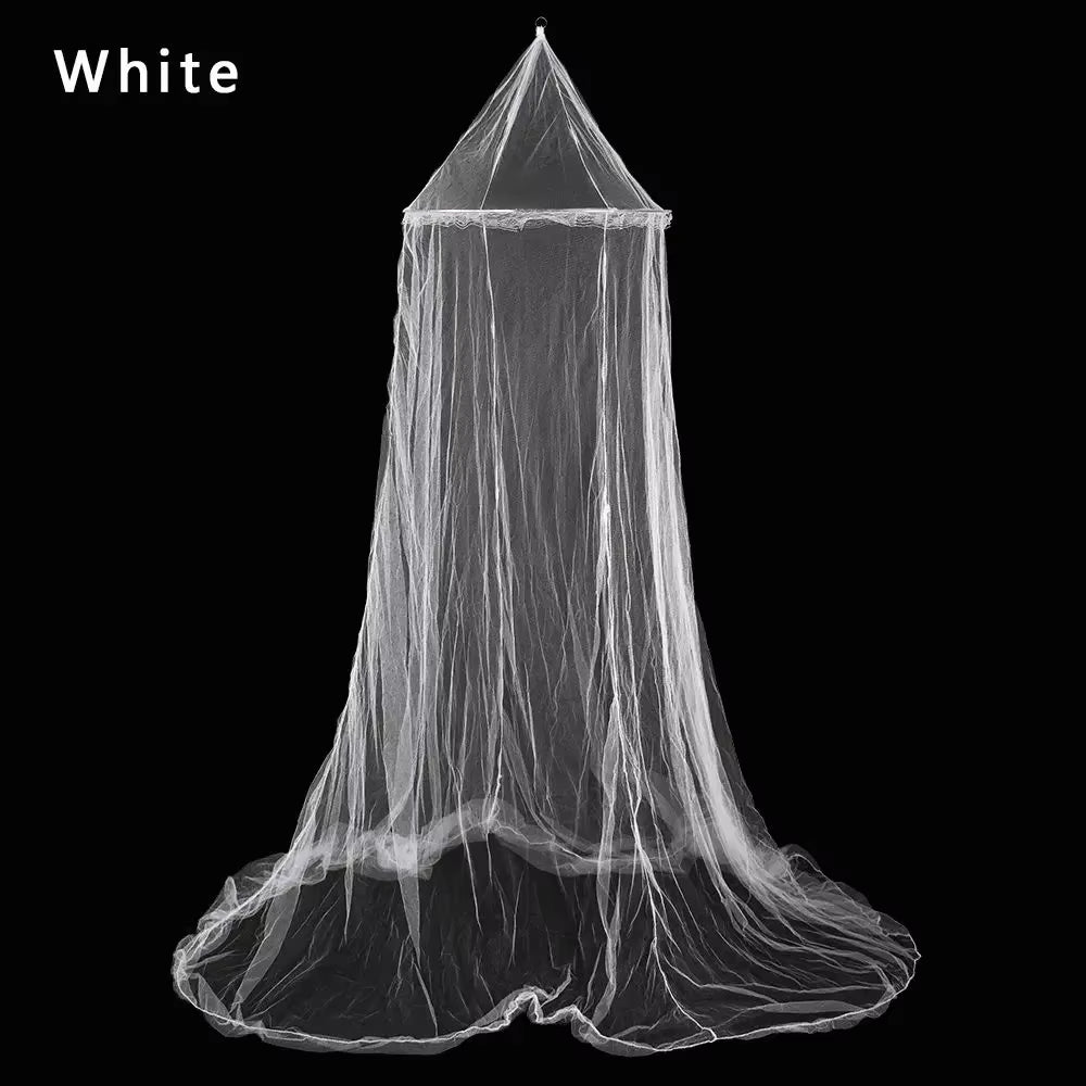 Romantic Mosquito Net Canopy – Dome-Shaped Fly Repellent Mesh for Beds, Ideal for Bedroom Styling