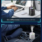 180ML Mini Aroma Diffuser & Humidifier – Essential Oil, Colorful LED Lights