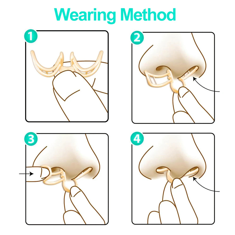Anti-Snoring Nose Clip – Comfortable Nasal Dilator for Better Sleep & Snore Relief
