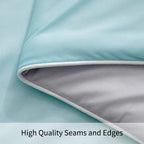 Ice Silk Cooling Blanket – Lightweight Summer Comforter in Pure Color for Twin/King Beds