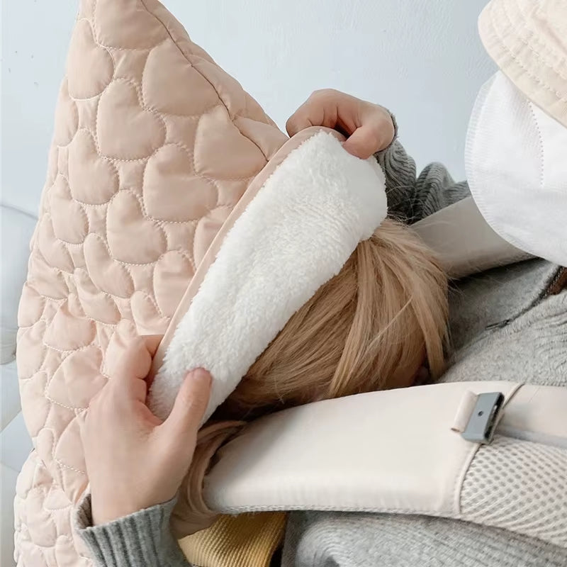 Winter Infant Swaddle Quilt – Soft Fleece Sleeping Cover for Newborns, Crib & Stroller