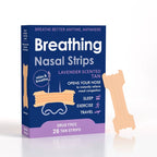 Breath Nasal Strips for Sleep – Strong Anti-Snoring Nose Strips with Lavender Aroma & Air Intake Support