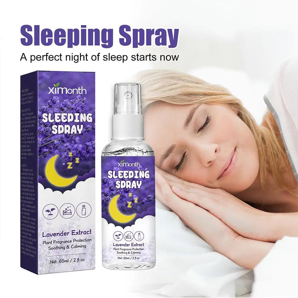 Lavender Vanilla Sleep Spray – 60ML Aromatherapy Pillow Mist | Deep Sleep & Relaxation | For Room & Linen