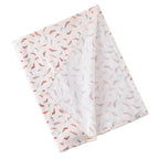 Baby Swaddle Blanket – 100% Cotton Muslin with Floral Print for Newborns & Infant Care
