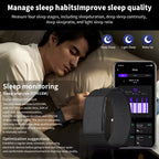 AI Smart Sleep Tracker Bracelet – Fitness Watch with Heart Rate, Stress & Blood Pressure Monitor for Men & Women