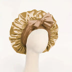 Luxury Satin Hair Bonnet – Soft Silk Sleep Cap with Adjustable Strap for Men & Women