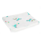 100% Cotton Muslin Baby Swaddle – Soft Newborn Blanket for Bath, Stroller & Sleep