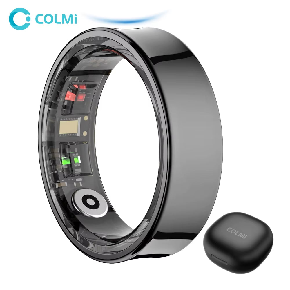R09 Smart Ring – Temperatuur, Gezondheid & Slaapmonitor | Inclusief Oplaadcase | Unisex