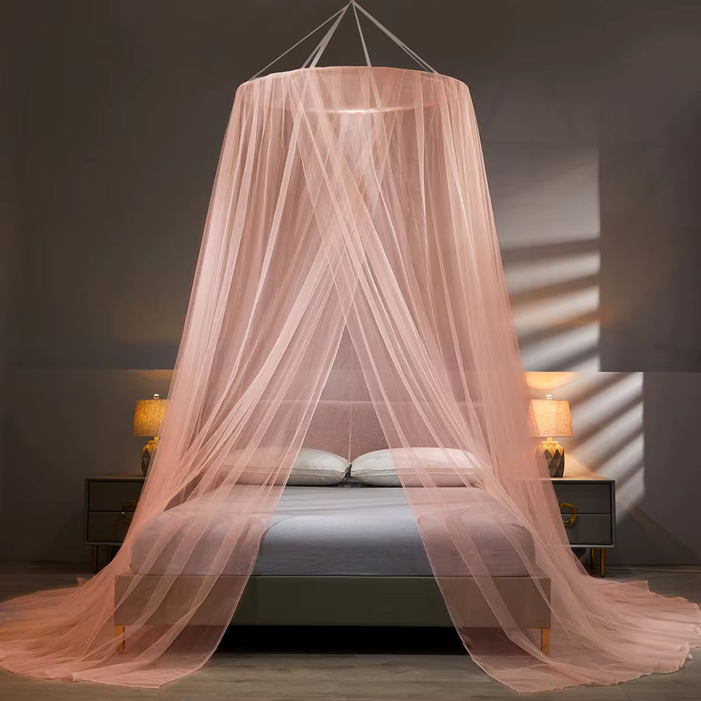 Double Bed Mosquito Net – Lightweight Mesh Curtain for Travel, Sleeping & Interior Styling