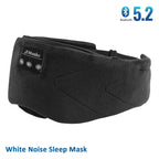 Wireless Sleep Headset Mask – Bluetooth 5.2 Eye Cover with White Noise, Noise Reduction & Cooling Comfort