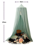 Princess Hanging Bed Canopy – Kids Mosquito Net for Crib, Play Corner & Room Decor