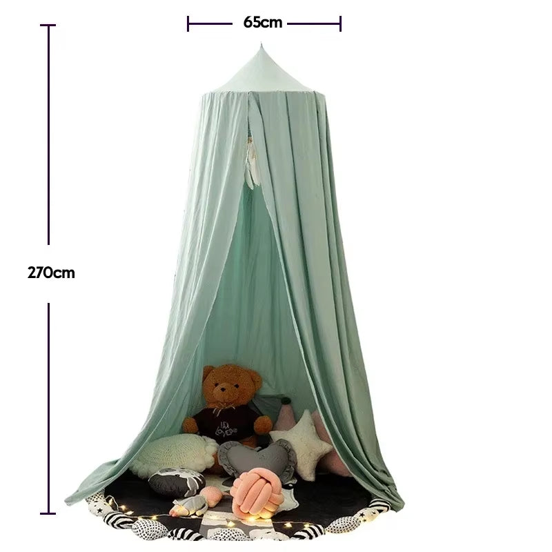 Princess Hanging Bed Canopy – Kids Mosquito Net for Crib, Play Corner & Room Decor