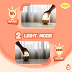 Duck Silicone Night Light – USB Rechargeable Touch Lamp with Timer & Dimming for Kids’ Bedroom