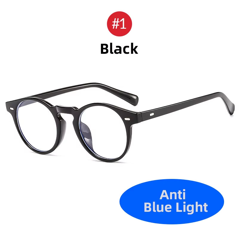 Small Square Blue Light Glasses – Leopard Frame | UV400 Gaming & Computer Eyewear for Men & Women