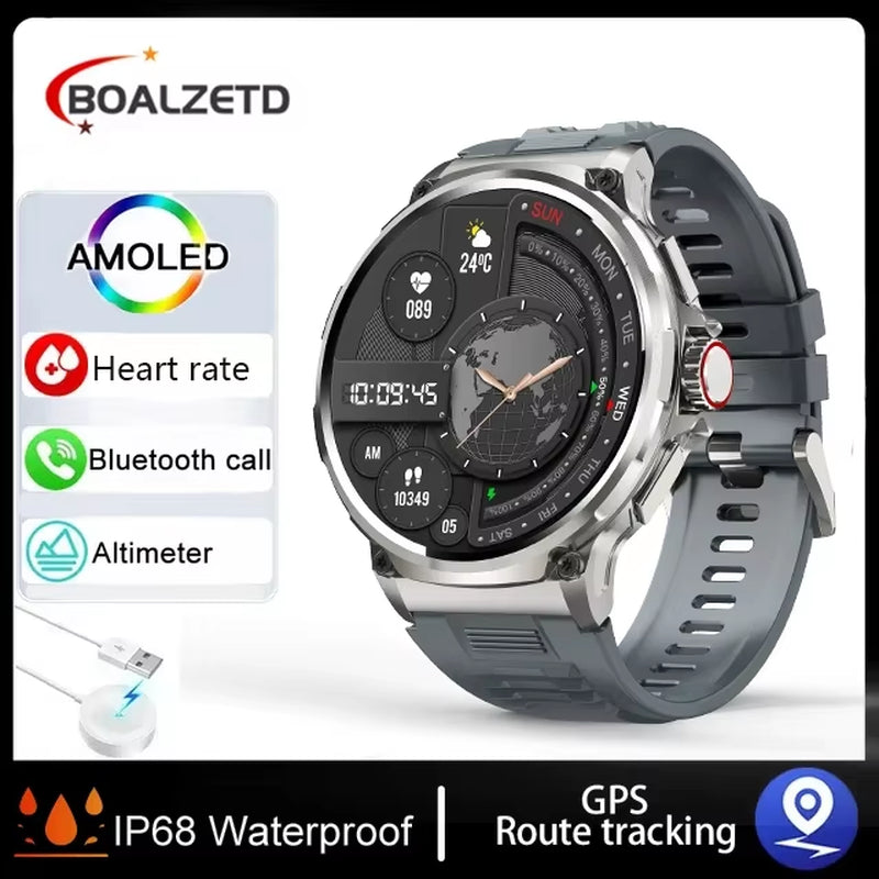 Waterproof Sports Smart Watch – Bluetooth Calling, 1.85" HD Display & Health Features (Holiday Gift Idea)