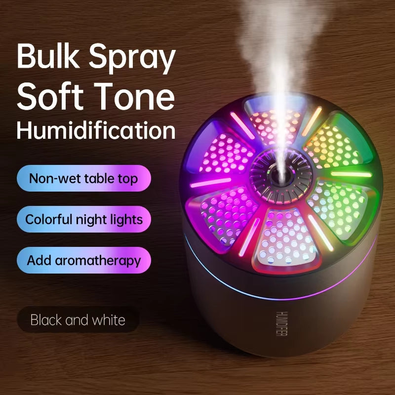 180ML Mini Aroma Diffuser & Humidifier – Essential Oil, Colorful LED Lights