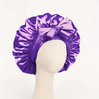 Luxury Satin Hair Bonnet – Soft Silk Sleep Cap with Adjustable Strap for Men & Women