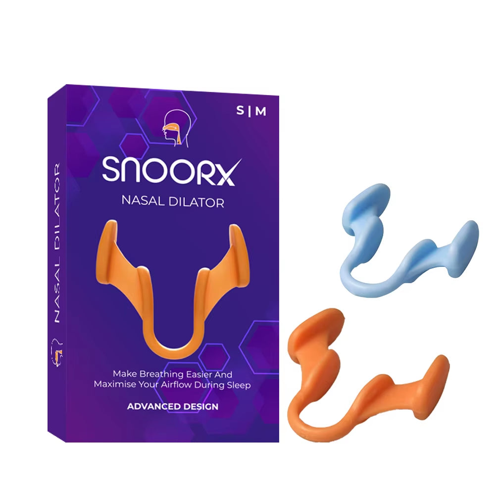 2-Pack Silicone Nasal Dilators – Anti-Snoring Sleep Aid to Improve Breathing & Reduce Snoring