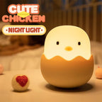 Duck Silicone Night Light – USB Rechargeable Touch Lamp with Timer & Dimming for Kids’ Bedroom