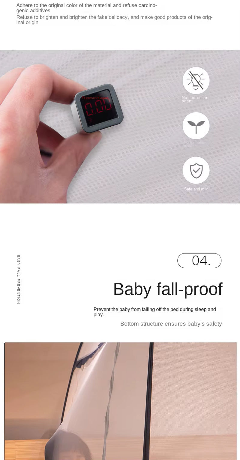 Pop-Up Mosquito Net Canopy – Easy Setup, No Brackets, Ideal for Bedroom & Travel