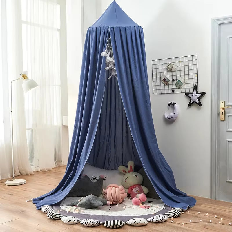 Princess Hanging Bed Canopy – Kids Mosquito Net for Crib, Play Corner & Room Decor