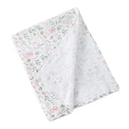 Baby Swaddle Blanket – 100% Cotton Muslin with Floral Print for Newborns & Infant Care