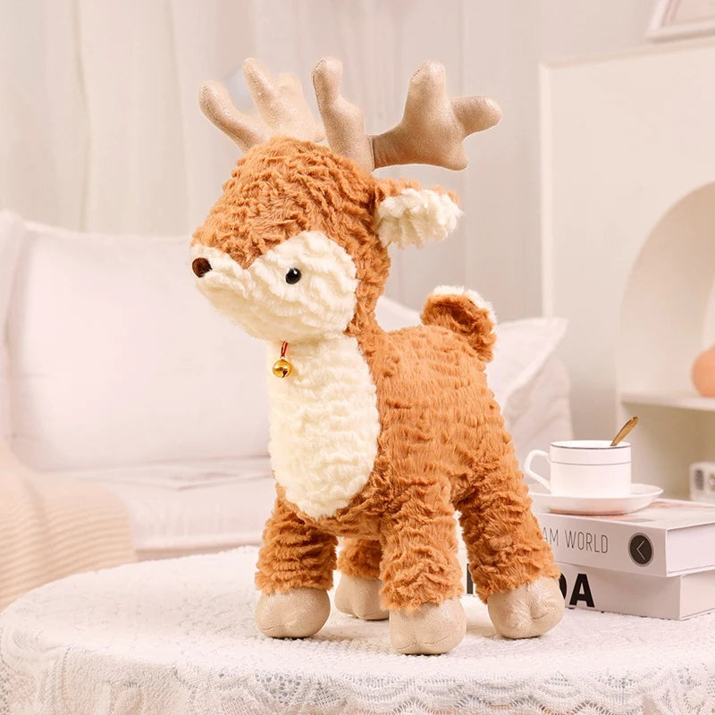 Christmas Plush Set – Soft Tree & Reindeer Stuffed Toys | Cozy Holiday Decor & Gift for Kids and Families