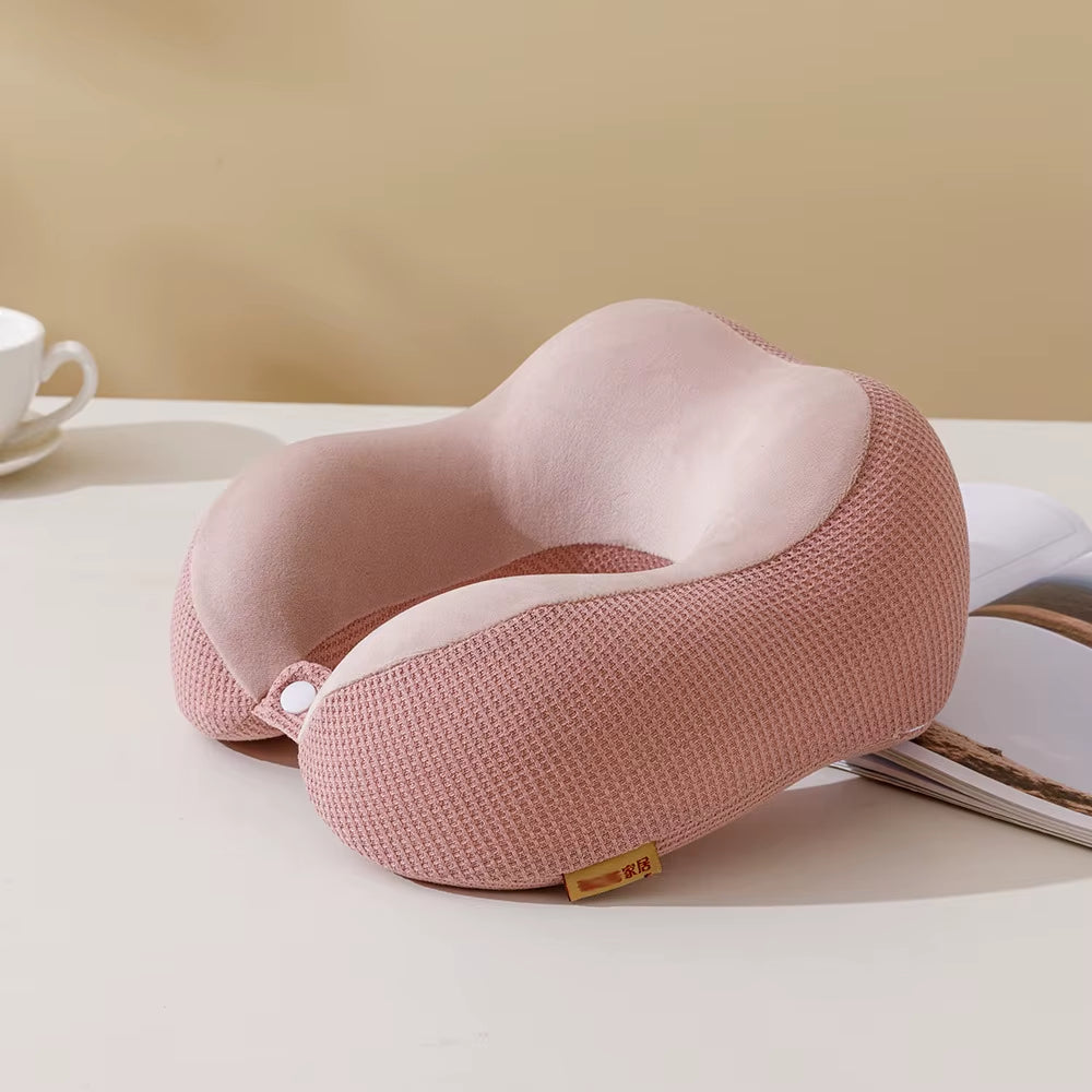 Ergonomic Neck Pillow – U-Shaped Memory Foam Cushion for Travel, Lunch Break & Daily Comfort