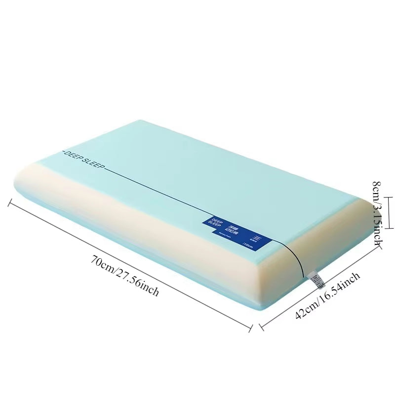 Ergonomic Gel Neck Pillow – Memory Foam Design with Cooling Comfort & Contoured Support for Sleeping