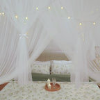 Luxury Canopy Curtain – Netting Screen for Girls’ Bedroom, Fits Twin to King Size Beds
